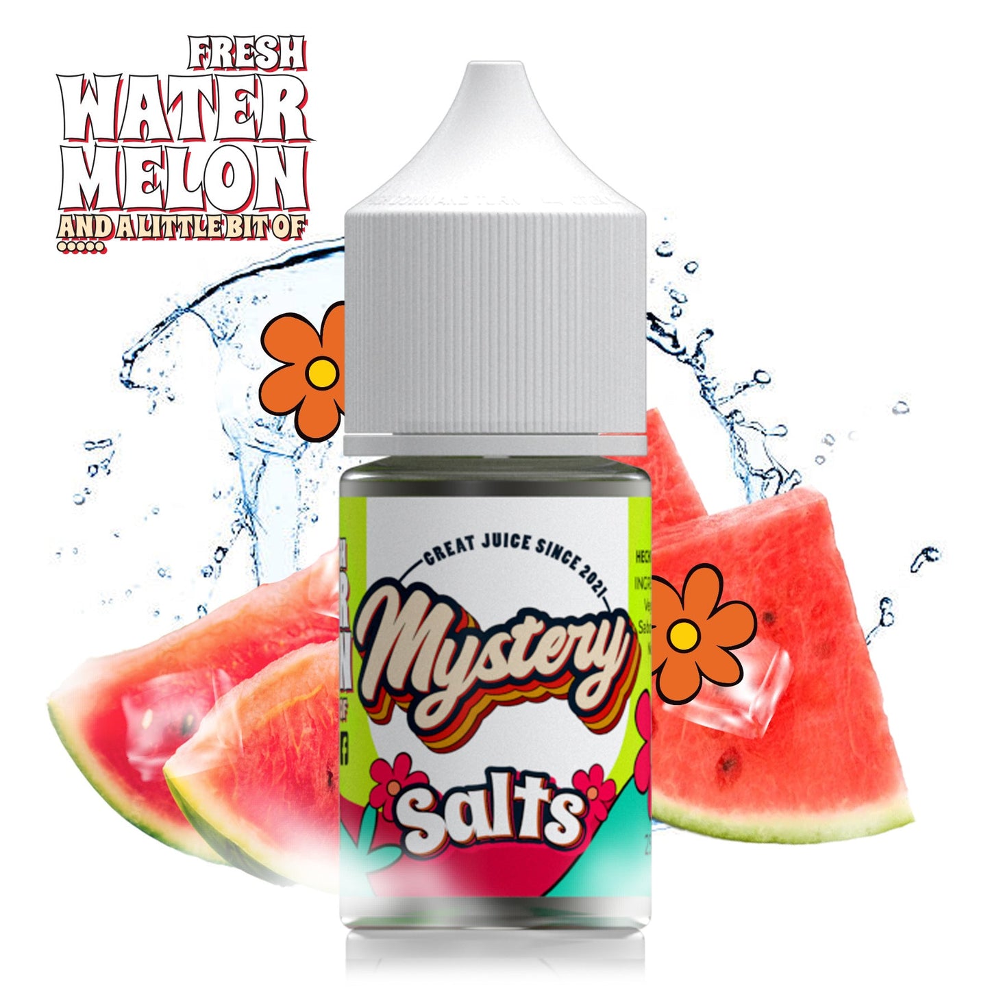 Fresh Watermelon - 30ml Nicotine Salts by Mystery e-liquid Mystery   