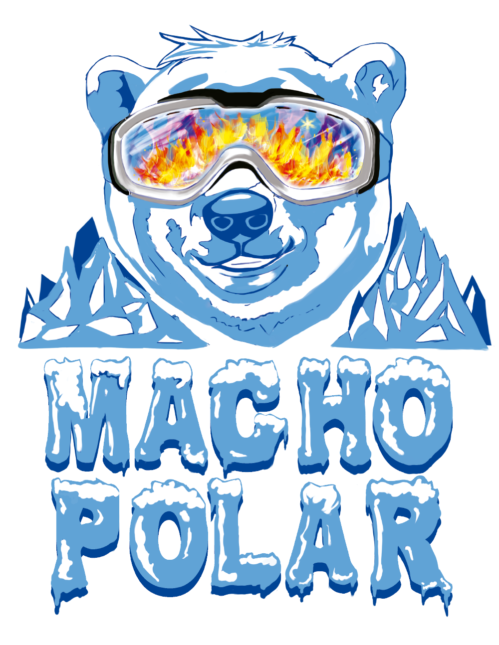 Macho Polar Original Nicotine Salts 30ML  - LIQUID PARADISE e-liquid LIQUID PARADISE   